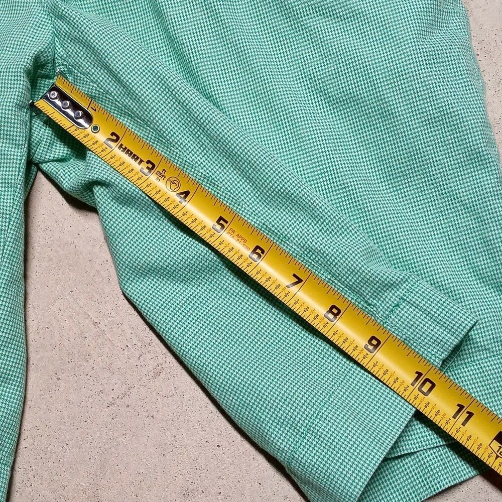 Polo Ralph Lauren Prep Shorts Size 30 Long Inseam Mini Hounds Tooth 90s Y2K - Picture 8 of 8